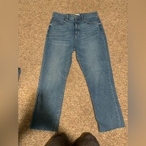 The straight crop jeans from loft size 6/28